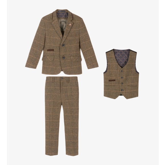 House of Cavani boys Tweed Suit 5T - Picture 3 of 10